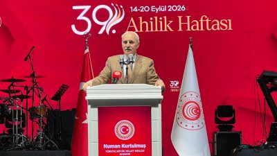 39’uncu Ahilik Haftası kutlamaları kapsamında Kırşehir’e gelen TBMM Başkanı Numan